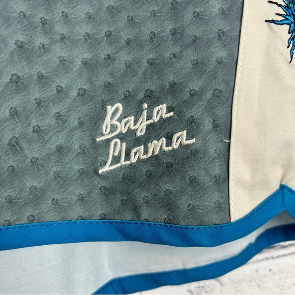 Baja Llama Board Short Floral Print A Spiny Proposition 17" Size 38 NWT - Picture 2 of 12